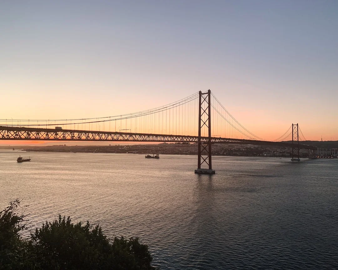 25 de Abril Bridge in Lisbon Portugal